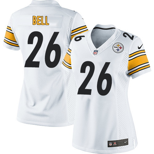 Women's Elite Le'Veon Bell Nike Jersey White Road - #26 NFL Pittsburgh Steelers